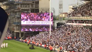 Glory Glory Tottenham Hotspur chant on final day at White Hart Lane