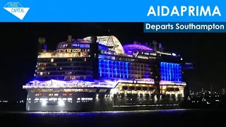 AIDAprima departs Southanpton (23/02/2022)
