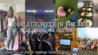 COLLEGE WEEK IN MY LIFE AS A BLACK GIRL AT A PWI @GCU (class, fun w/ friends, gym, outings & more!)