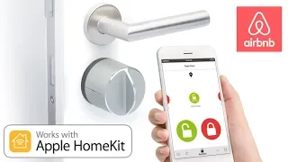 Умный замок Danalock V3 умный дом Apple HomeKit полный обзор + airbnb + конкурс