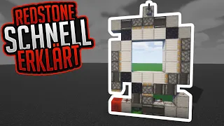 3x3 Piston Door bauen! (Tutorial) ✨ Redstone Schnell Erklärt #05 ✨ ErikOnHisPeriod