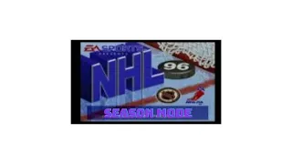 NHL 96 (SNES) Last season Quebec Nordiques vs Sabres Buffalo longplay ep. 1