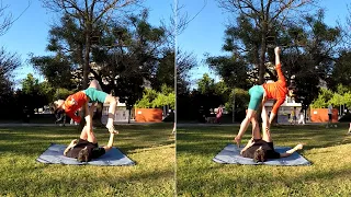 Carnation acroyoga machine