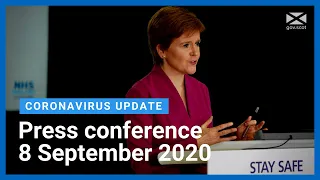 Coronavirus update from the First Minister: 8 September 2020