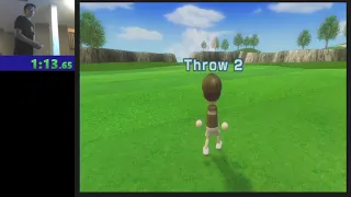 *World Record* Wii Sports Resort Frisbee Golf 3 Holes - Classic C speedrun in 1:38