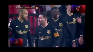 Barcalona VS granada match 90+2 minute goal jordi Alba