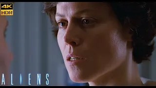 ALIENS 1986 The Coffee Scene Movie Clip - 4K UHD HDR Custom New Version