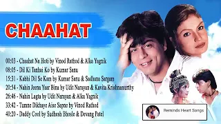 Chaahat 1996 Full Album Songs 90's Evergreen Romantic Songs Shahrukh, Pooja, Anu Malik