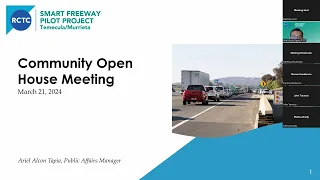 I-15 Smart Freeways Virtual Community Open House Recording