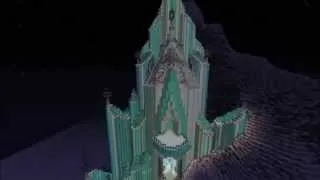 Elsa's Ice Castle from Frozen remade in Minecraft!