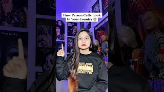 How Prison Cells Look in your country 😨 ( Scary tiktok ) #shorts