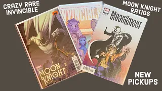 Big Comic Pickups | Insanely Rare Invincible 2nd Print, Steals on Moon Knight Ratio Variants!!!