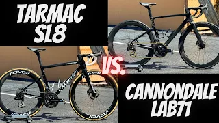 WHAT BIKE IS THE BETTER BUY?! *Cannondale LAB71 vs. Tarmac SL8*