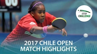 2017 Chile Open Highlights: Paulina Vega vs Paula Medina (1/2)