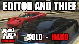 GTA V Online - Editor and Thief - Martin Mission - SOLO - HARD (GTA 5) after patch 1.15