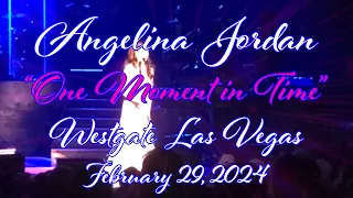 Angelina Jordan (LIVE) "One Moment in Time"  Westgate Las Vegas February 29, 2024.