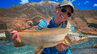 Most CRAZY looking TROUT we have ever seen! (New Zealand Fly Fishing -Episode 2)