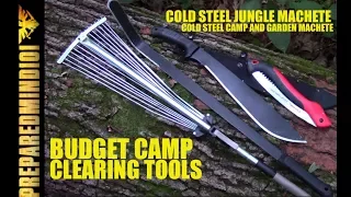 Budget Camp Clearing Tools/2 Cold Steel Machetes - Preparedmind101