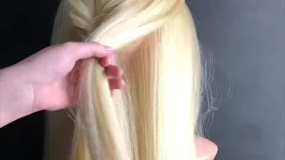 Быстрые прически в школу на каждый день. Quick Hairstyles for long. ©LOZNITSA