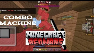 I become Combo King in Minecraft PE 🛏️ Bedwars! Minecraft Solo GamePlay!