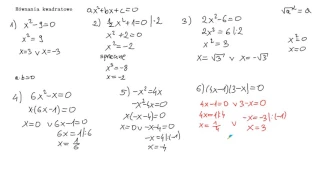 Równania kwadratowe - lekcja
