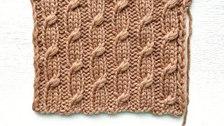 Incredibly beautiful elastic band knitting with plaits