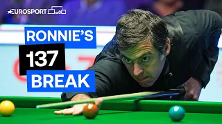 Ronnie O'Sullivan pots the highest century at the UK Championship so far! | Eurosport Snooker