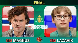 🟢 LIVE !! Winners Final | Magnus Carlsen vs Denis Lazavik | Chessable Masters 2024