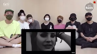 BTS reaction to LANA DEL REY WEST COAST