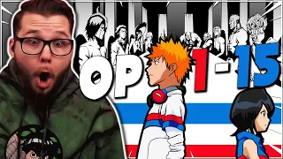 FIRST TIME REACTING TO ALL BLEACH OPENINGS 1 - 15 IN OVER A DECADE!