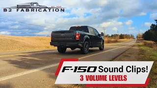 F-150 Exhaust system Sound Clips;  Rev, launch, Driving clips and product description.