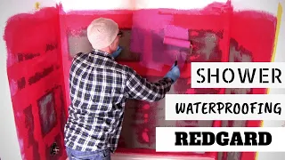 RedGard: waterproofing shower