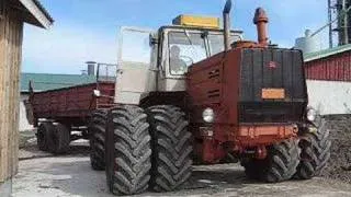 Starting a T-150K tractor