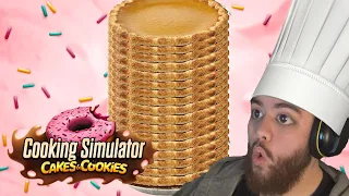 Making A Pumpkin Pie Tower | Cooking Simulator: Cakes and Cookies