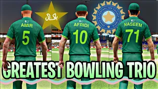 GREATEST BOWLING TRIO IN CRICKET! Pakistan vs India