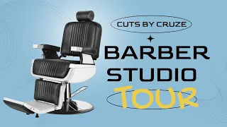 NEW Barber Studio Tour | WHATS IN MY STATION?