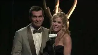 Julie Bowen and Ty Burrell - Emmy thank you cam