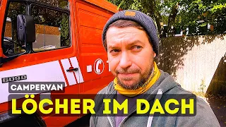 Löcher im Dach… | CAMPERVAN Ausbau | #diy  #vanconversion  #vanlife