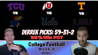 2022 College Football Week 6 Picks, Predictions and Bets