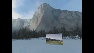 Apple Vision Pro with Yosemite Environment