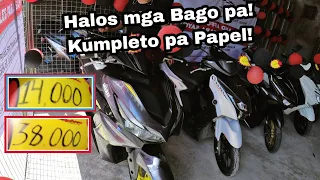 Bagsak presyo na Aerox, Raider, Burgman, Click mga Bago pa! | Repo Serye