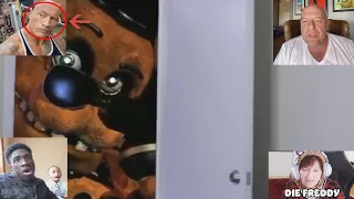 My reaction on Freddy fazbear does the rock eyebrow (Meme)