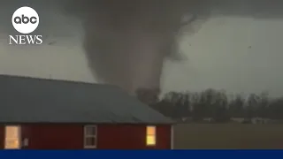 Powerful tornado touches down in Fryburg, Ohio