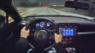 2022 Subaru BRZ - POV Night Drive (Binaural Audio)