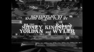 Detective Story 1951 opening sequence