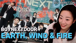 Korean American reacts to: BoyNextDoor - Earth, Wind & Fire