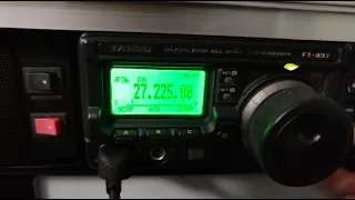 T2LT 27Mhz short RX test with Yaesu FT-897