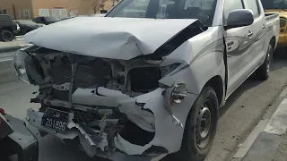 restoration Toyota Hilux 2023| Toyota Hilux pickup accident| Toyota Hilux body repair full prosess