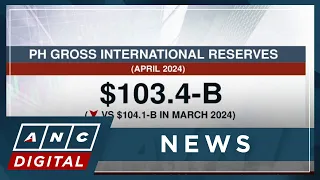 PH gross int'l reserves level slightly down in April 2024 | ANC