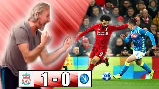 LIVERPOOL 1-0 NAPOLI FAN REACTION